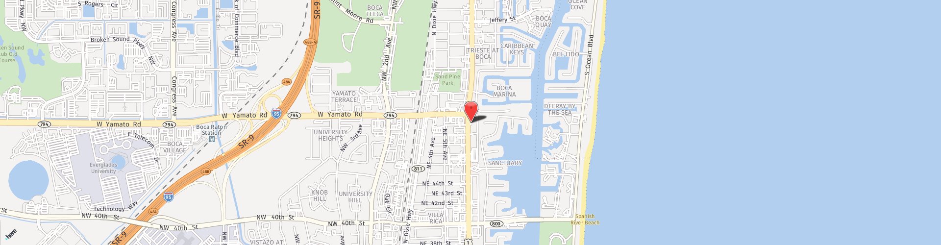 Location Map: 4800 N Federal Hwy Boca Raton, FL 33431